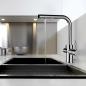Preview: Umkehrosmose 3-Wege-Hahn Premiumdesign Wasserhahn verchromt L-Auslauf