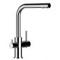 Preview: Umkehrosmose 3-Wege-Hahn Premiumdesign Wasserhahn verchromt L-Auslauf