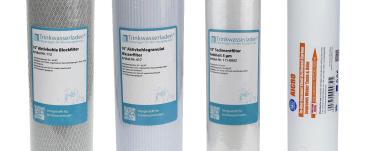 Preview: 10 Zoll 4-tlg Ersatzfilter Osmose RO Sediment Aktivkohle