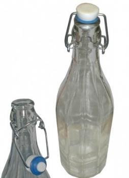 Design Glasflasche mit Bügelverschluß, Bügelflasche