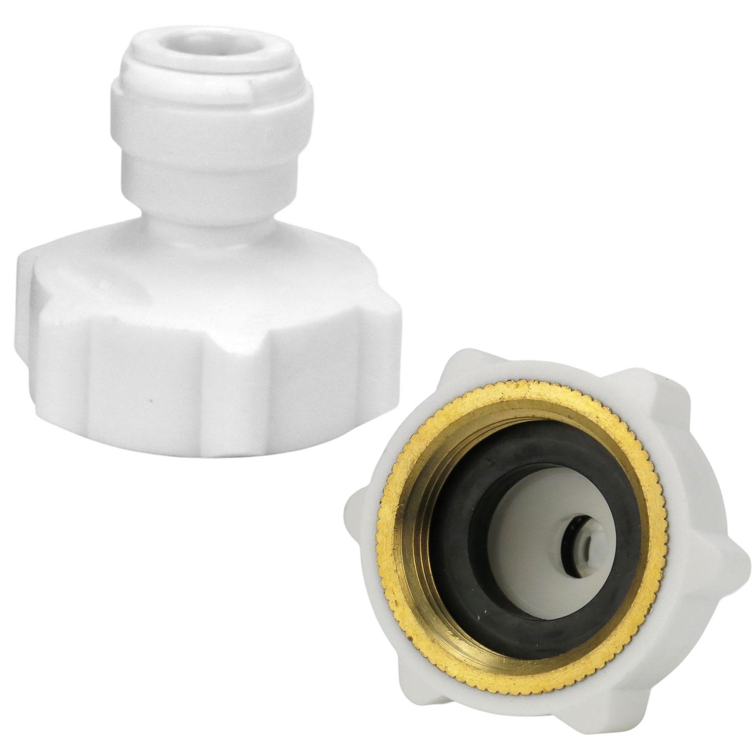 Hahnanschluss 3/4" IG - AG auf 1/4" Schlauch Kühlschrank