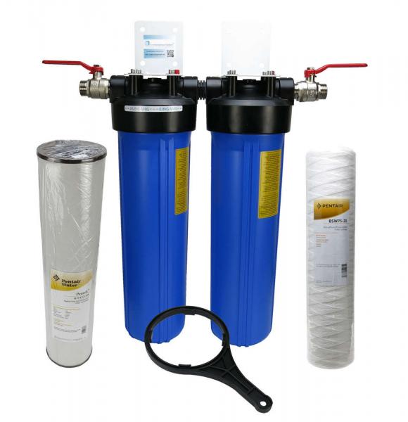 Hauswasserfilter Brunnenfilter 20" BB Kombi-Sediment-Eisen