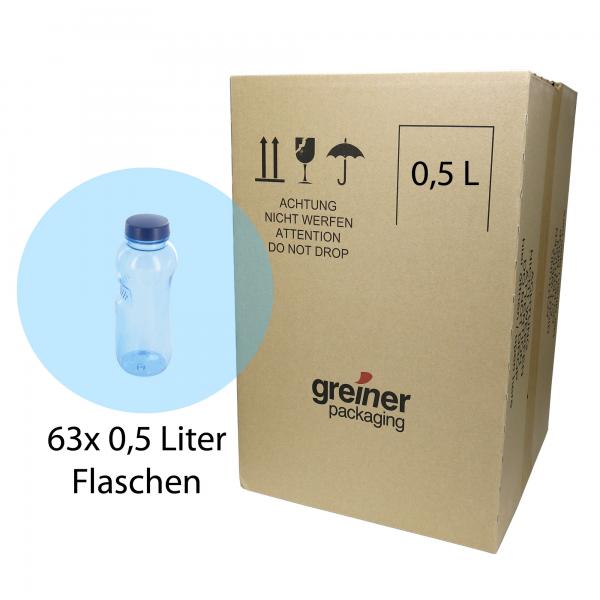 63x Kavodrink 0,5 Liter Flaschen Tritan