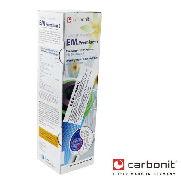 Premium EM-5 D Carbonit Wasserfilter 0,7 µm